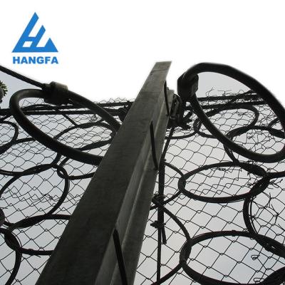 China Plain weave RI 250KJ-2000KJ rock faces stability soil flows rockfall hazard ring rockfall protection wire net for sale