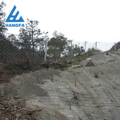 China Plain Weave RI 1720mpa Dynamic Rockfall Slope Protection Ring Stop On Roads Rock Protection Slope Wire Rope Mesh Falling Net for sale