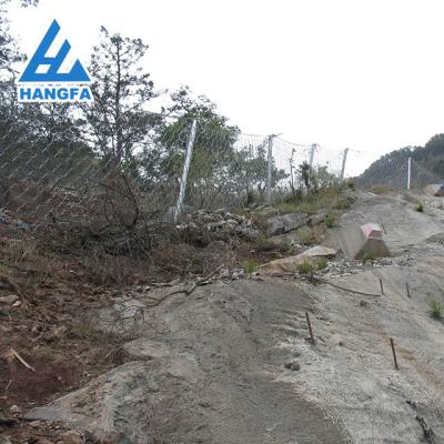 China Plain Weave RI 1720mpa Mountainous Areas Protection Ring Suit Falling Landslide Rock Protection Unstable Blocks Slope Net for sale