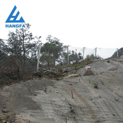 China Plain Weave RI 1720mpa Ring Stabilize Falling Rock Protection Smaller Boulders Galvanzied Slope Stabilization for sale