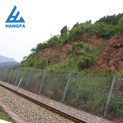 China High Tensile Plain Weave RX Mountain Stability Drapery Debris Flow Rockfall Slope Protection Net 250kj-750kj for sale