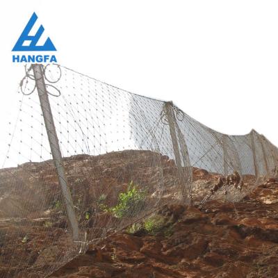 China Plain Weave RX 250kj-750kj High Tensile Landslide Consolidation Drapery Debris Flow Rockfall Slope Protection Mesh for sale