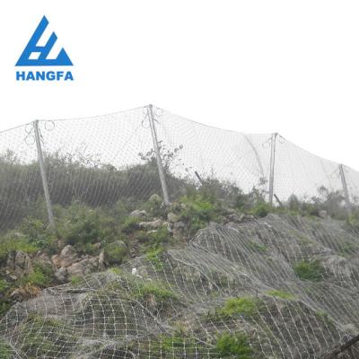 China Hot Dipped Galvanized Plain Weave RX 250kj-750kj Drapery Debris Flow Slope High Tensile Protection Galvanized Wire Mesh for sale