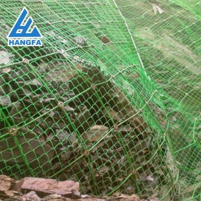 China Plain Weave Coated GN 150KN Road Reinforcement Shale Slope Stability PVC Protection System Mesh for sale