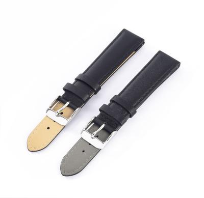 China Black Leather Strap 18mm Fashion Watch Fashion Watch Soft Leather Strap for sale