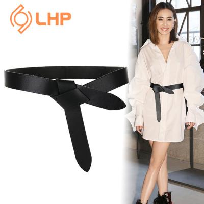 China Genuine Leather Genuine Leather Ladies Fashion Waist Belt High Quality Simple Dress Sweater Accessories Leather Waist Belt for sale