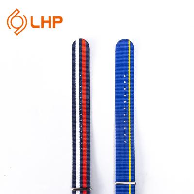 China New hot sale fashion watch strap leather custom size/multicolor nylon strap for sale