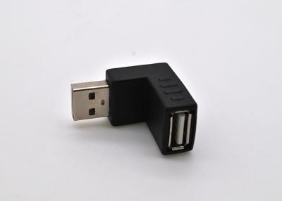 China High Speed Transfer Cable of  usb 2.0 （male to female）right Angle adapter for sale