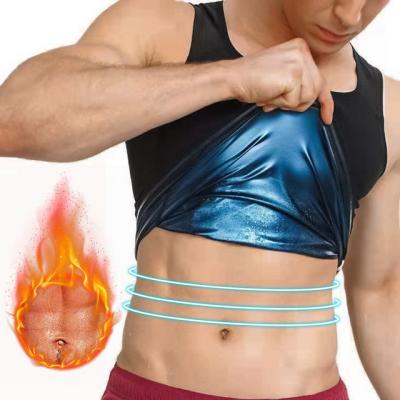 China Waterproof Men Waterproof Slimming Vest Sauna Shaper Vest Body Shaper Waist Abdomen Reductor Corset Polymer Sweat Trainer Compression Shapewear for sale