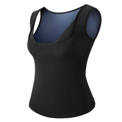 China Anti Wrinkle Anti Wrinkle Fashion Woman Body Sculpting Sleeveless Exercise Slimming Sweat Vest Slim Fit Tops Vest Tank Camisole Silm Shapewear Fat Burning for sale