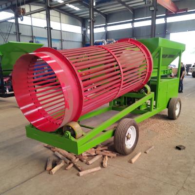 China 2.4kw-50kw Mobile Shaftless Sawdust Rolling Trommel Screen in Zhengzhou Sinolion for sale