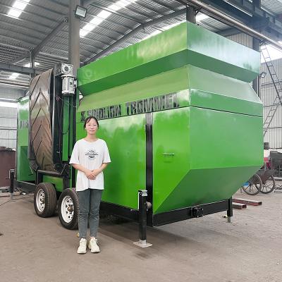 China MTS1550 Compost sand gravel trommel screen for Organic Waste Management en venta