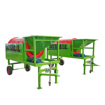 China Mobile Topsoil Trommel Screen for Gravel Screen Zhengzhou Sinolion Drum Screen Filter for sale