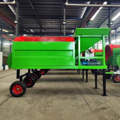 China Material Sorting Portable Trommel Screen for Material Separation 3150*1100*1650MM for sale