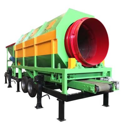 China 2021 High Quality Recycle Screening Waste Copper Waste Aluminum Trommel Screen Equipment for sale