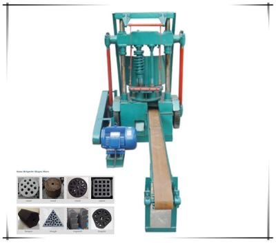 China Hexagonal shape charcoal coal briquettes BBQ press making machine for sale