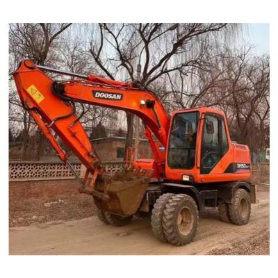 China Used Used DOOSAN150W DH150W DH150W-7/CAD 150 150W-7 DOOSAN150 0.6mÂ KOREA engine DOOSAN wheel crawler digging excavator; ³ for sale