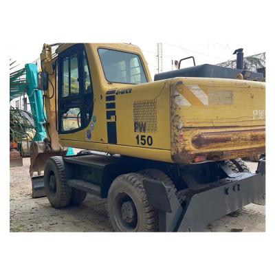 China The original high quality Japanese brand wheel KOMatSUPC150W-7 15 ton excavator is sold at a low price 0.7mÂ ³ for sale