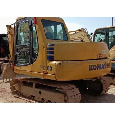 China Used Waiting Excavator Komatsu PC60-7 Small Crawler Excavator Sale Second Hand Excavator 0.37mÂ ³ for sale