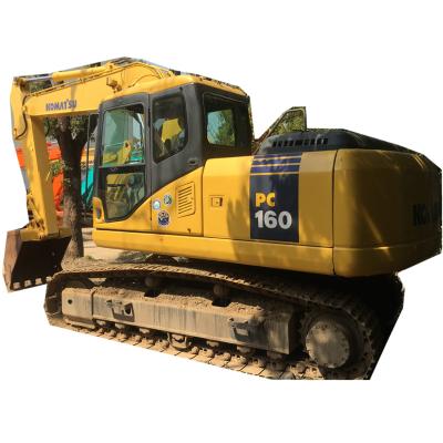 China Used excavator Japanese crawler excavator Komatsu PC160-7 second hand excavator sold at a low price 0.65mÂ ³ for sale