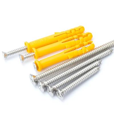 China Load Capacity Nylon Expansion Anchor Screw Resistant to Weather for Wall Ceiling Object Securing for sale