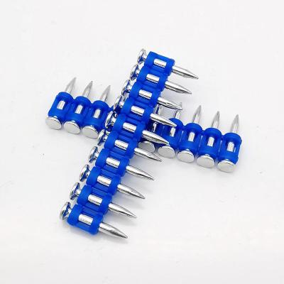 China Galvanized Steel Gas Nails Flat Head Row Nails with Superior Rust Resistance for sale