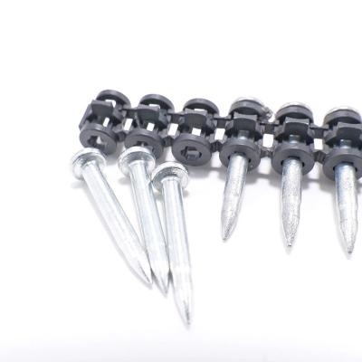 China Rust Resistant Flat Head Cold Galvanized Steel Concrete Nails / Row Nails for sale