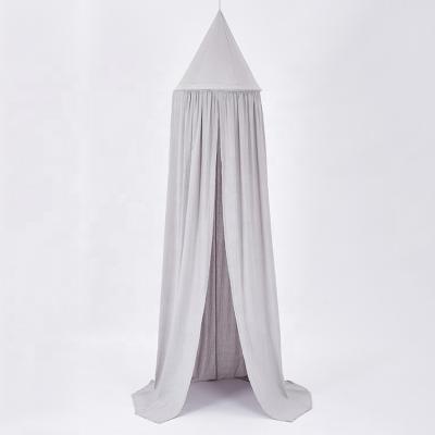 China Round Mosquito Canopy Mosquito Net for Kids Cotton Baby Cot Dome Princess Curtain Net for sale