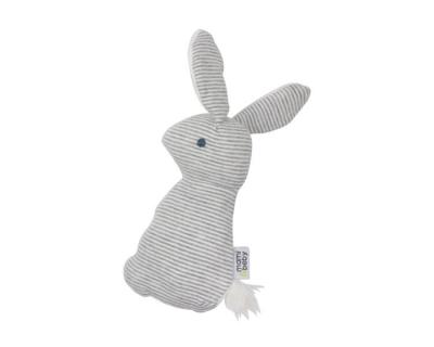 China 14cm Eco-Friendly Infant Rabbit Beby Rattle &BB Hand Stick Rabbit Shaped Rattle for sale