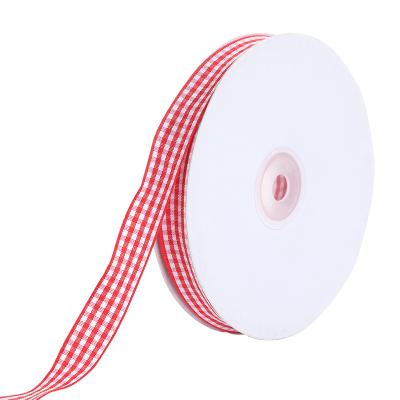 China 10 Yards Ribbon Manufacturers Wholesale Plaid College Clothing Accessories Custom White Silk Ribbons UK Viable for sale