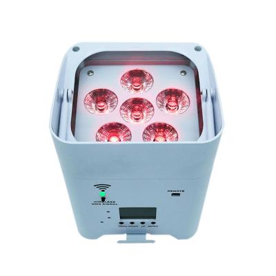 China Hotel 6 In 1 Battery Led Wireless Par Dmx Lights for sale