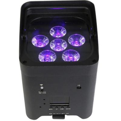 China Rgbwau Hotel 108W 6 in 1 Battery Led Uplights for sale