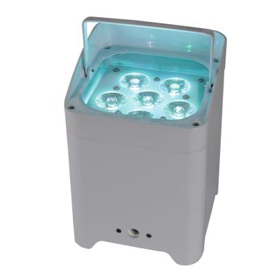 China Hotel 6 in 1 Rechargeable Cordless Led Par Light for sale