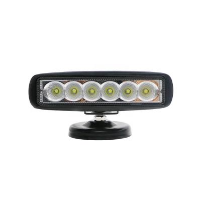 China PMMA Factory Direct Sale DC 10-30V 18w Offroad Led Work Truck Light for sale