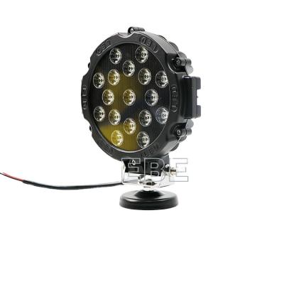 China Super Bright PMMA 7inch 51w Auto Driving Around LED Run Light For Trucks for sale