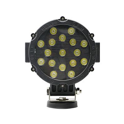 China 51W PMMA Aluminum Housing PMMA Spot Round 9-32V Car Led Work Light for sale