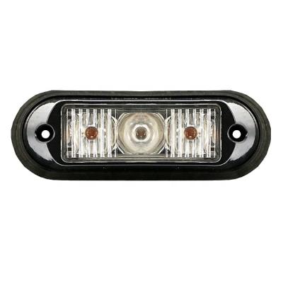 China Memory Function Emeregcny 3 Led Grill Strobe Warning Light Vehicle Led Mount Outdoor Strobe Lights for sale