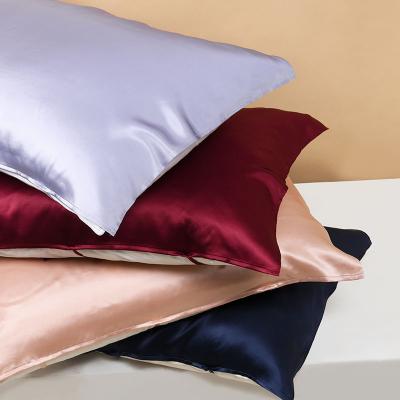 China Factory price side natural silk pillowcase the anti-static for hair and skin with hidden zipper for sale