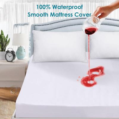 China 100% Hypoallergenic Waterproof Cotton Mattress Protector Cover for sale