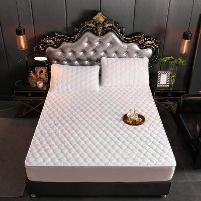 China Waterproof Anti Dust / Polyester Bed Insect Hotel Cheap Waterproof Folding Fiber Mattress Protector for sale