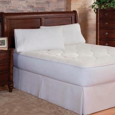 China Microfiber Sherpa Lambskin Foldable Mattress Topper With Polyester Filling Anti Dust Mites Cheap Price for sale