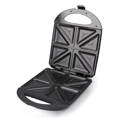 China Household 4 Slice Pan Electric Non Sticking Breakfast Sandwich Maker New For Family Use Waffle Grill Toaster Baking Machine Te koop