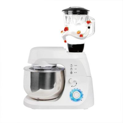 中国 Hot Sale 5L Multifunctation Stainless Steel Bakery Stand Mixer Table Top Dough Mixer Ejector Knob 2022 With Juicer Blender 販売のため