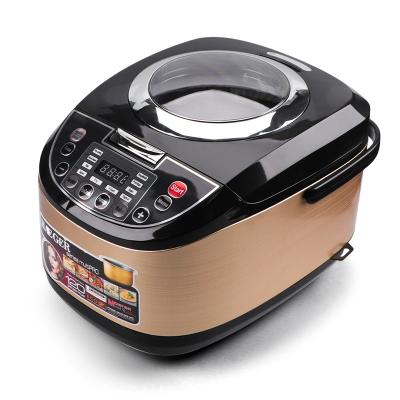 중국 Household Smart Household Non-Stick Rice Cooker 5 Liters Date Multifunctional Timing Electric Fryer and Rice Cooker Dual-Use 판매용