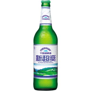 China Cheerday Brand Lager Beer Bottle 3.1%vol 570ml 1*12 for sale