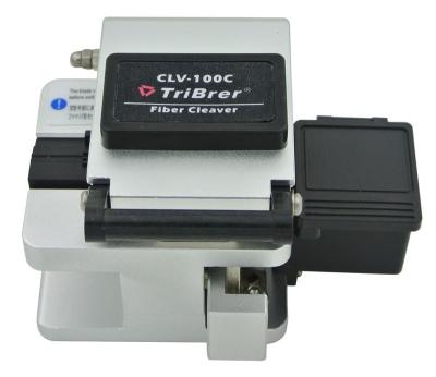 China Fusion Clamp TriBrer Optical Fiber Cleaver CLV-100C Fiber Optic Cleaver for sale