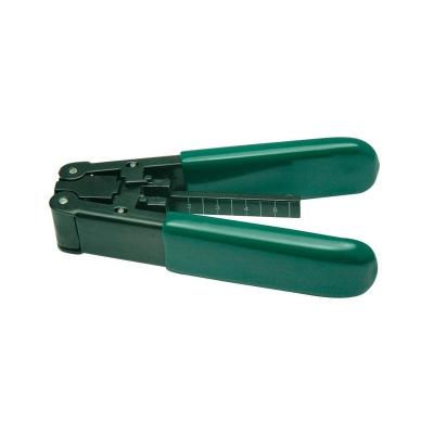 China Plastic & Metal Core Reinforcement TriBrer FTTH Drop Fiber Cable Stripper for sale