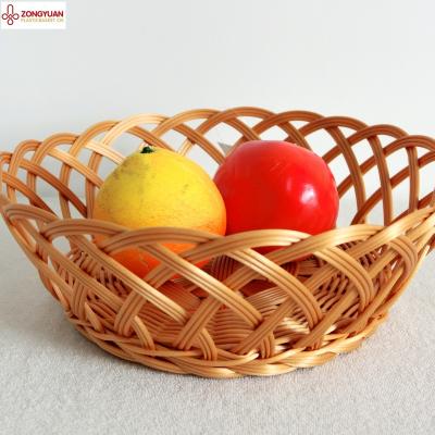 China Viable Wholesale Woven Decorative Rattan Wall Hanging Baskets for sale