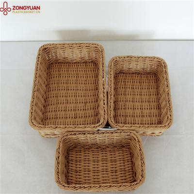 China Viable Handmade Fruit Woven Bread Storage Basket Wholesale for sale