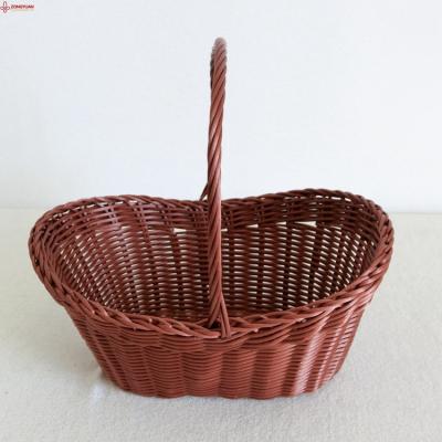 China Sustainable Non-Toxic PP Woven Fruit Storage Basket for sale